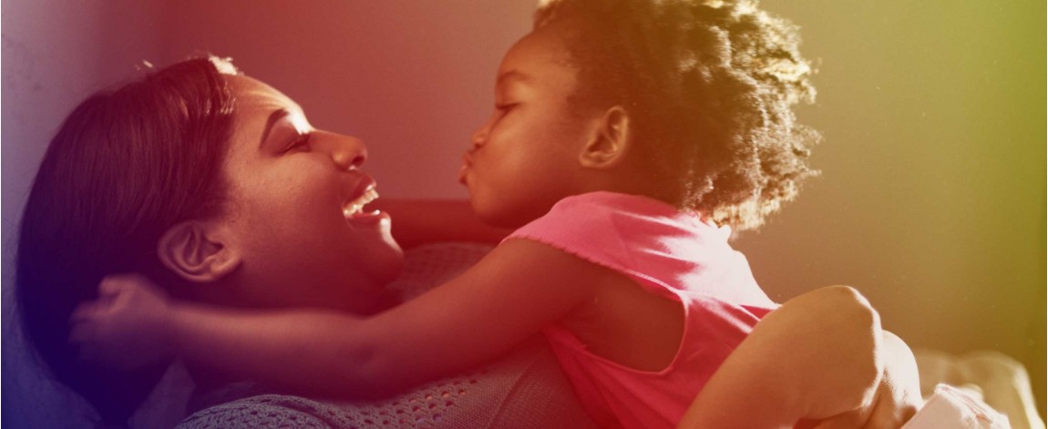 A mother and daughter