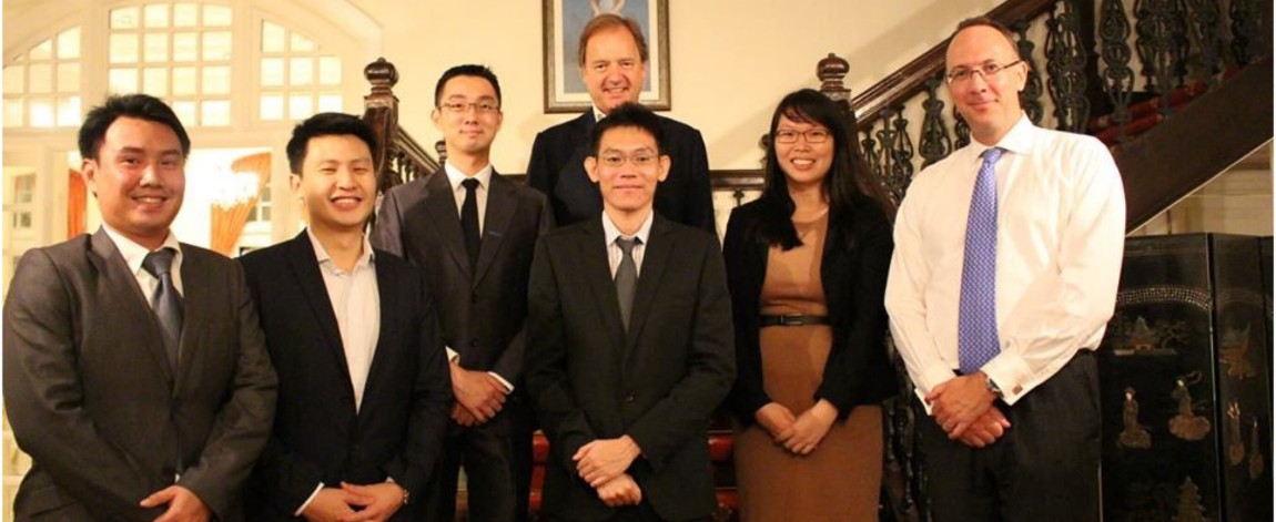 Successful scholarship candidates in a group photo