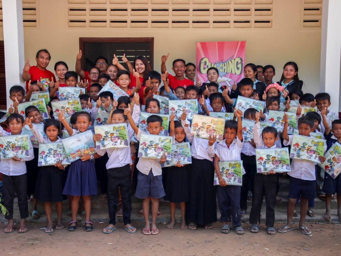 Beneficiaries and volunteers from our programmes.