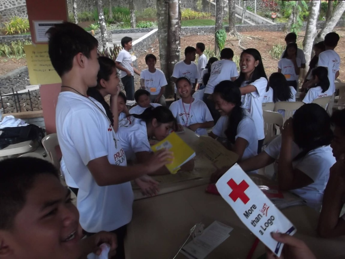 A class enjoying the Safe Schools programme